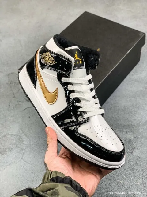 Air Jordan 1 Low "Crimson Tint" mid-top casual sneakers with classic designs and colors for men and women sizes 36-45