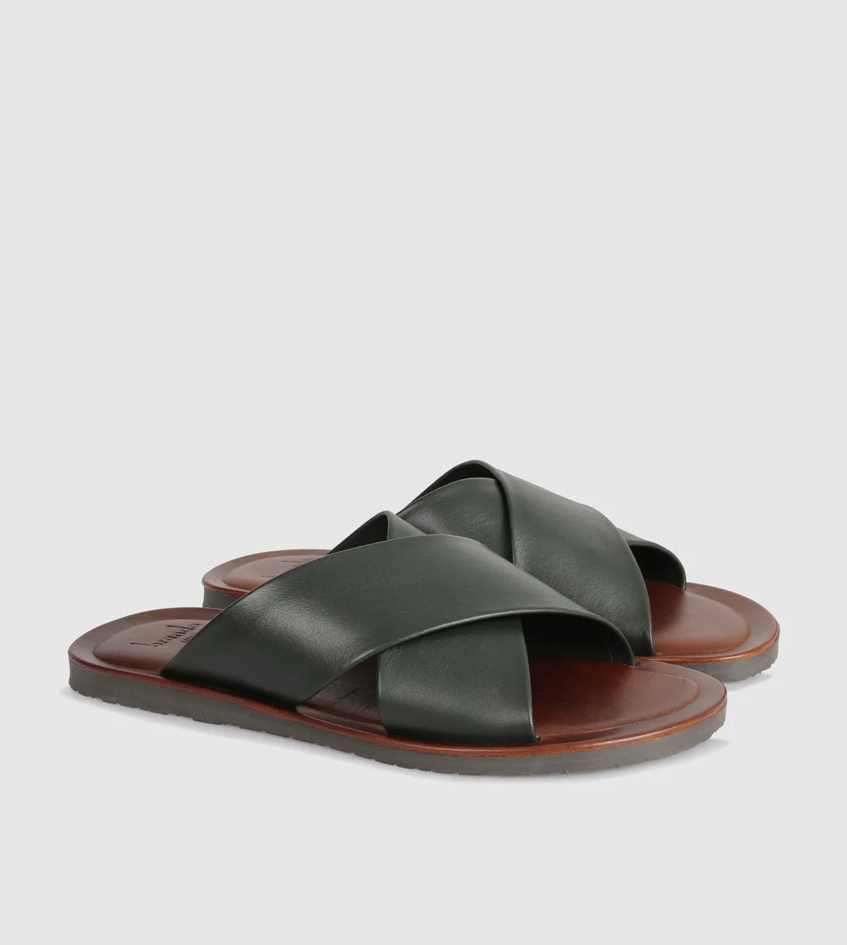 Angiolo Leather Slides by Brando