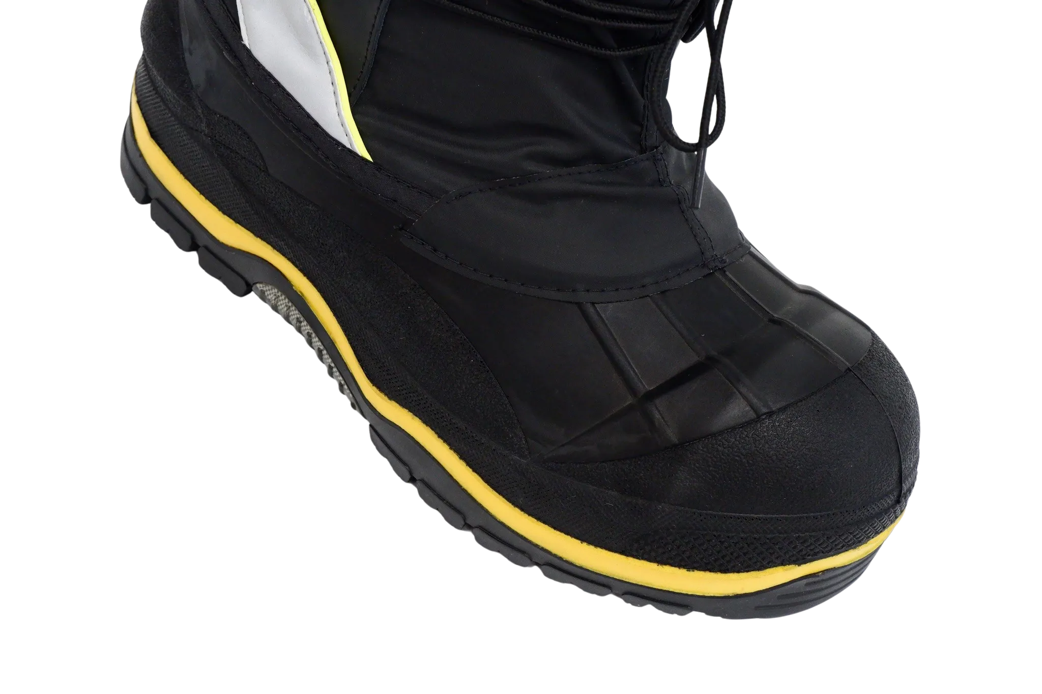 Baffin Men's Winter Work Boots Derrick Hi-Vis, Oil and Acid Resistant, -100°C/-148°F Rated, GelFlex Mid-Sole, Reflective Strips, Neoprene, Sizes 8-13