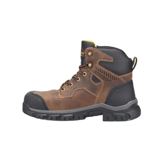 Carolina Men's Falcon 6" Brown Waterproof Steel Toe Work Boots CA3590