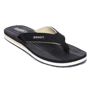 Eeken EFBGO2400S Black Lightweight Washable Dailywear Durable Flip Flops For Men