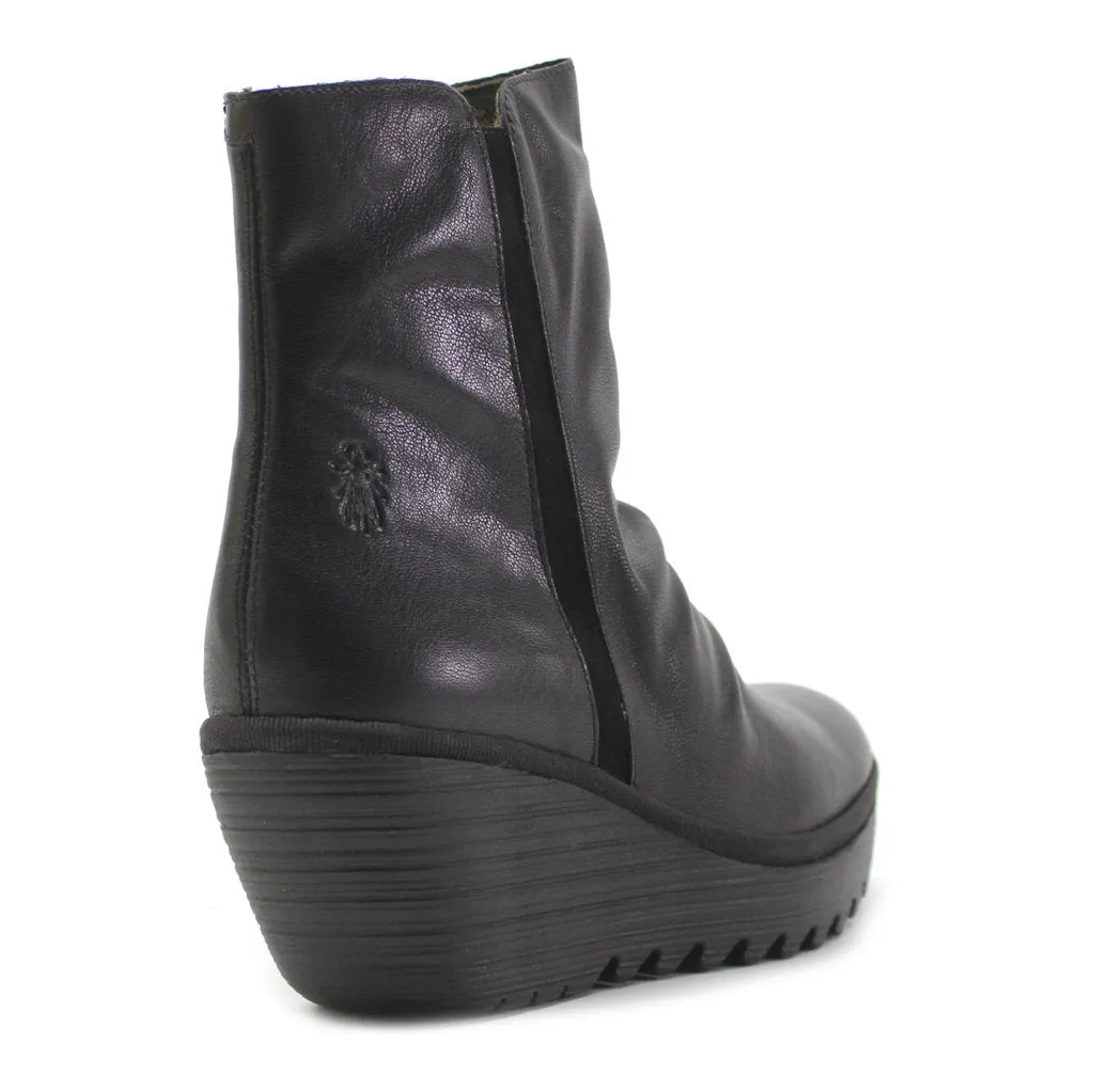 Fly London Yopa461Fly Mousse Oil Suede Women's Wedge Heel Ankle Boots