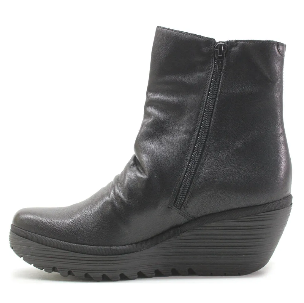 Fly London Yopa461Fly Mousse Oil Suede Women's Wedge Heel Ankle Boots