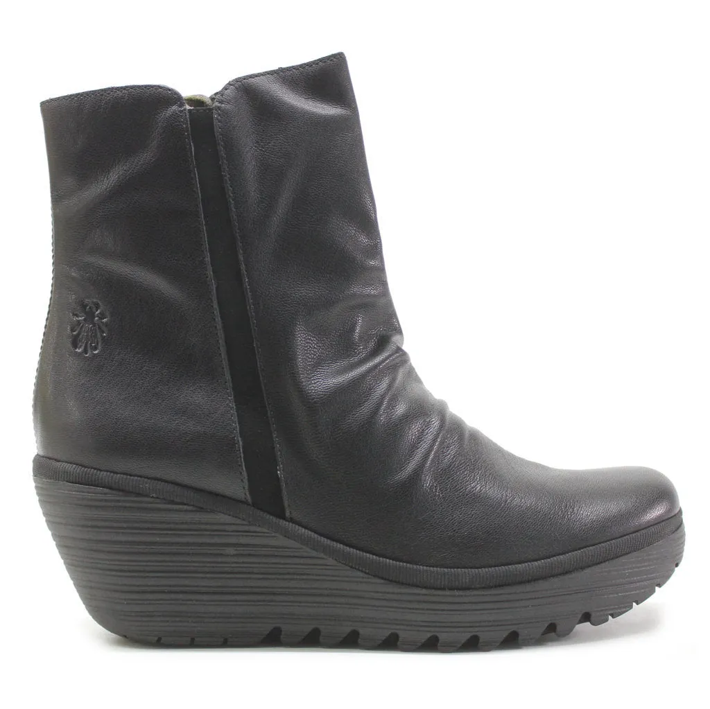 Fly London Yopa461Fly Mousse Oil Suede Women's Wedge Heel Ankle Boots
