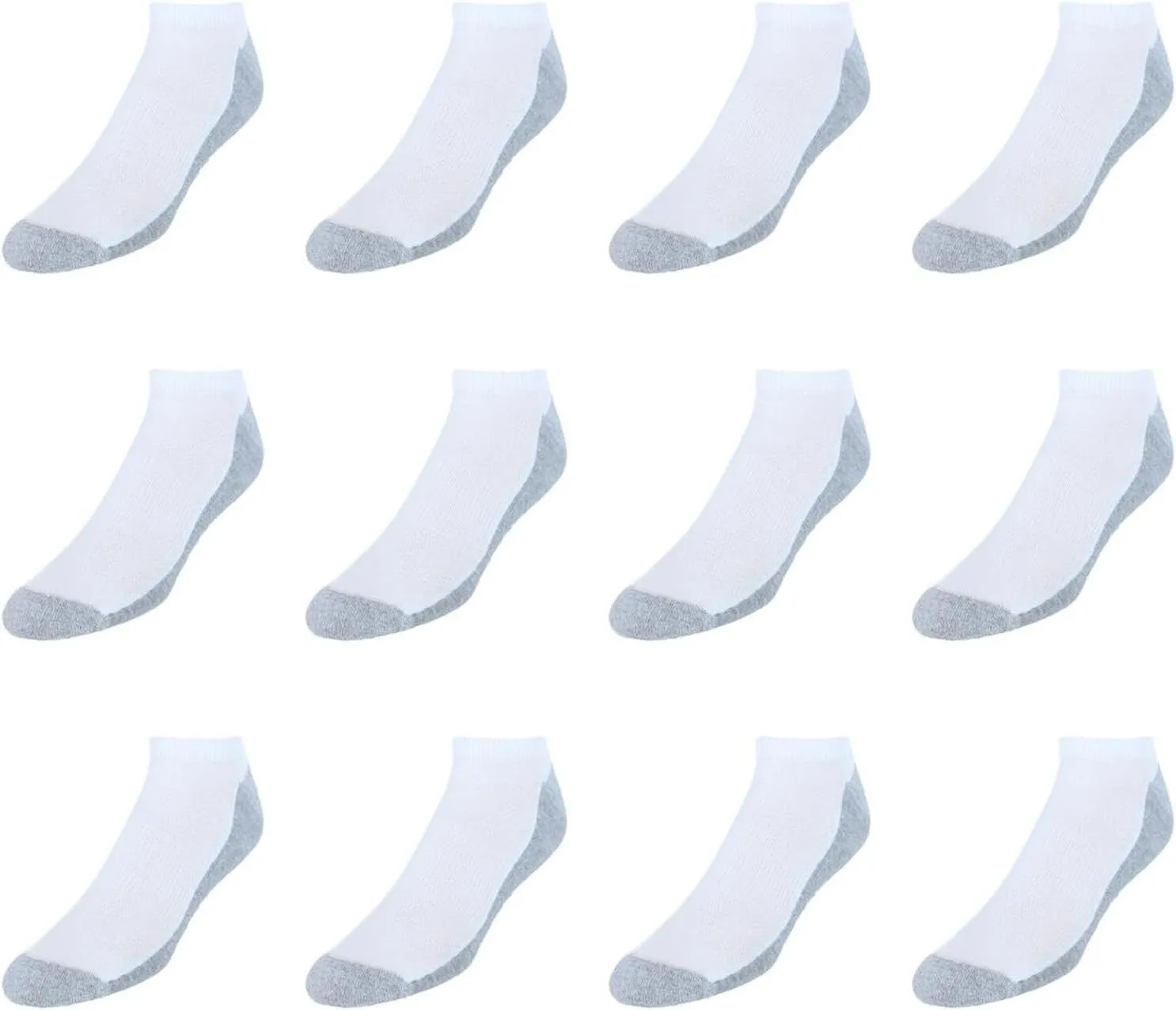 Hanes Men's Socks, X-Temp Cushioned No Show Socks, 12-Pack