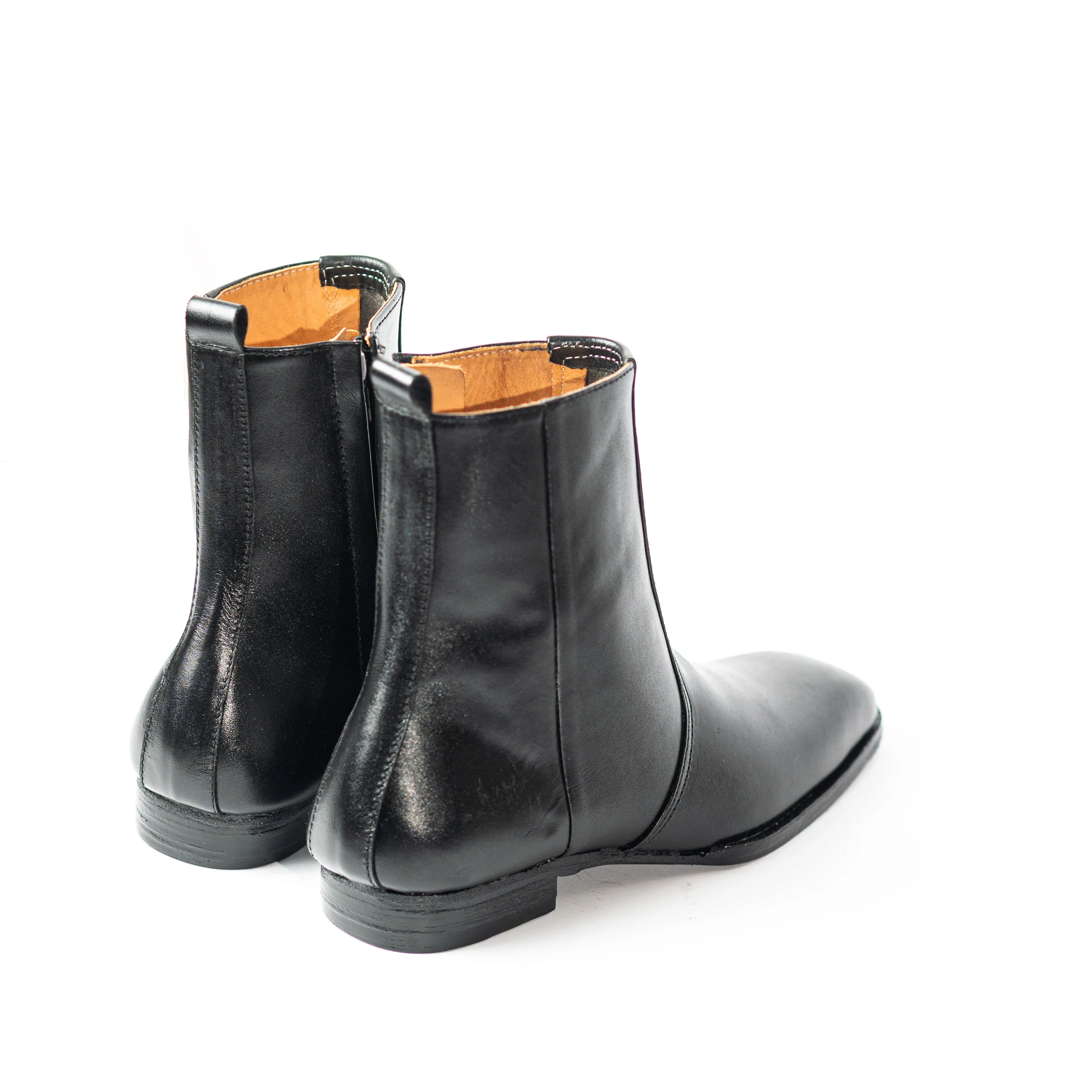 Italian Patent Chelsea Boots