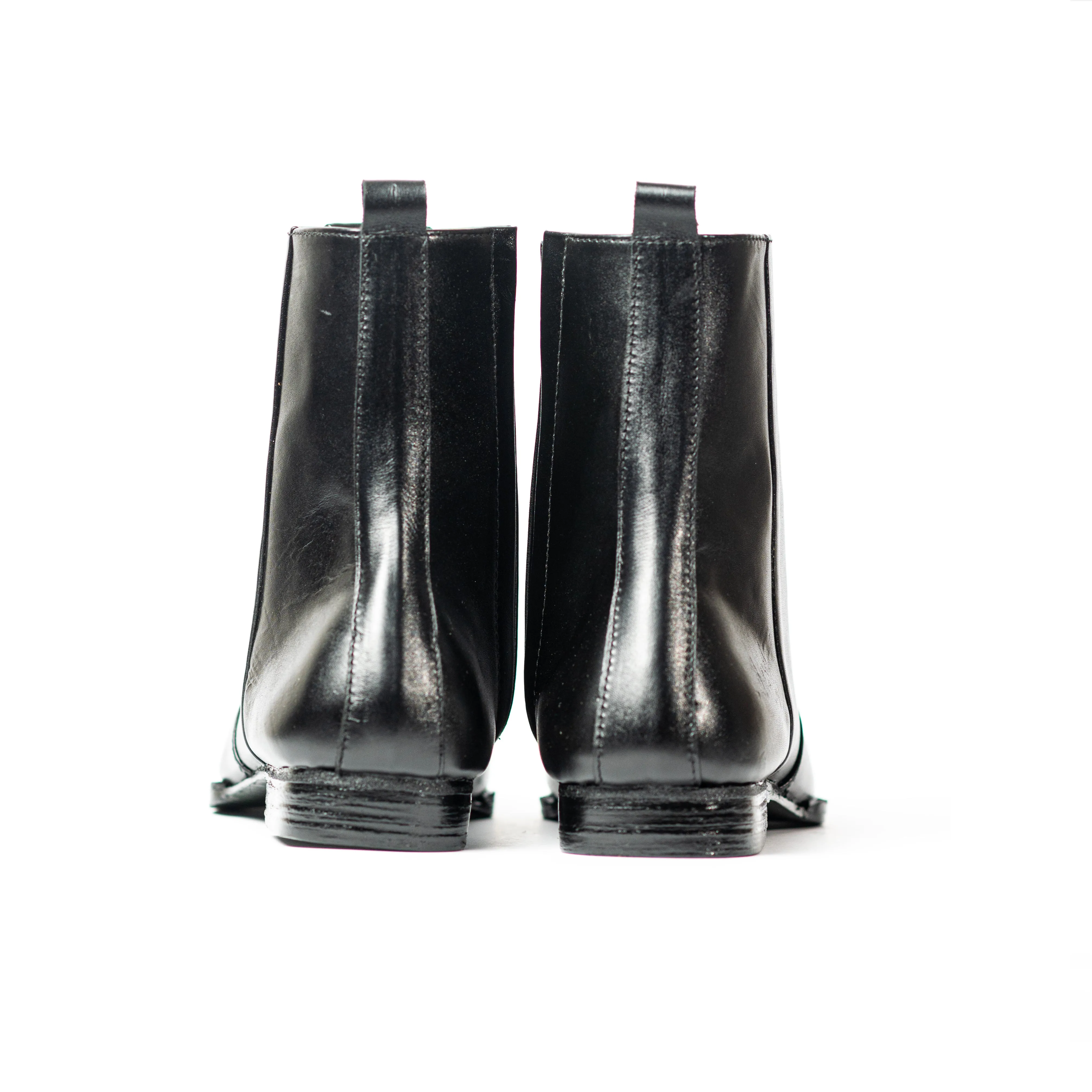 Italian Patent Chelsea Boots