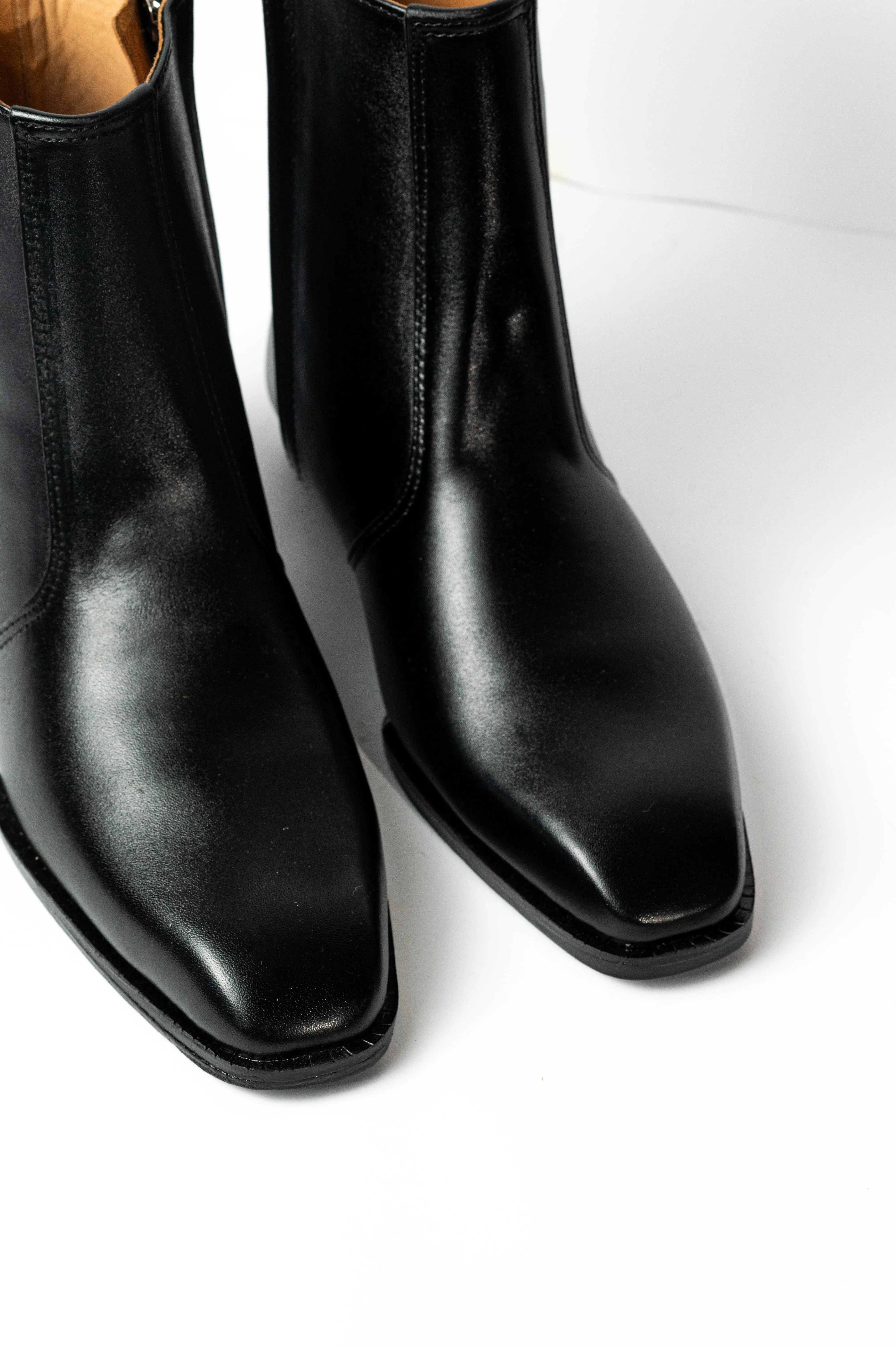 Italian Patent Chelsea Boots