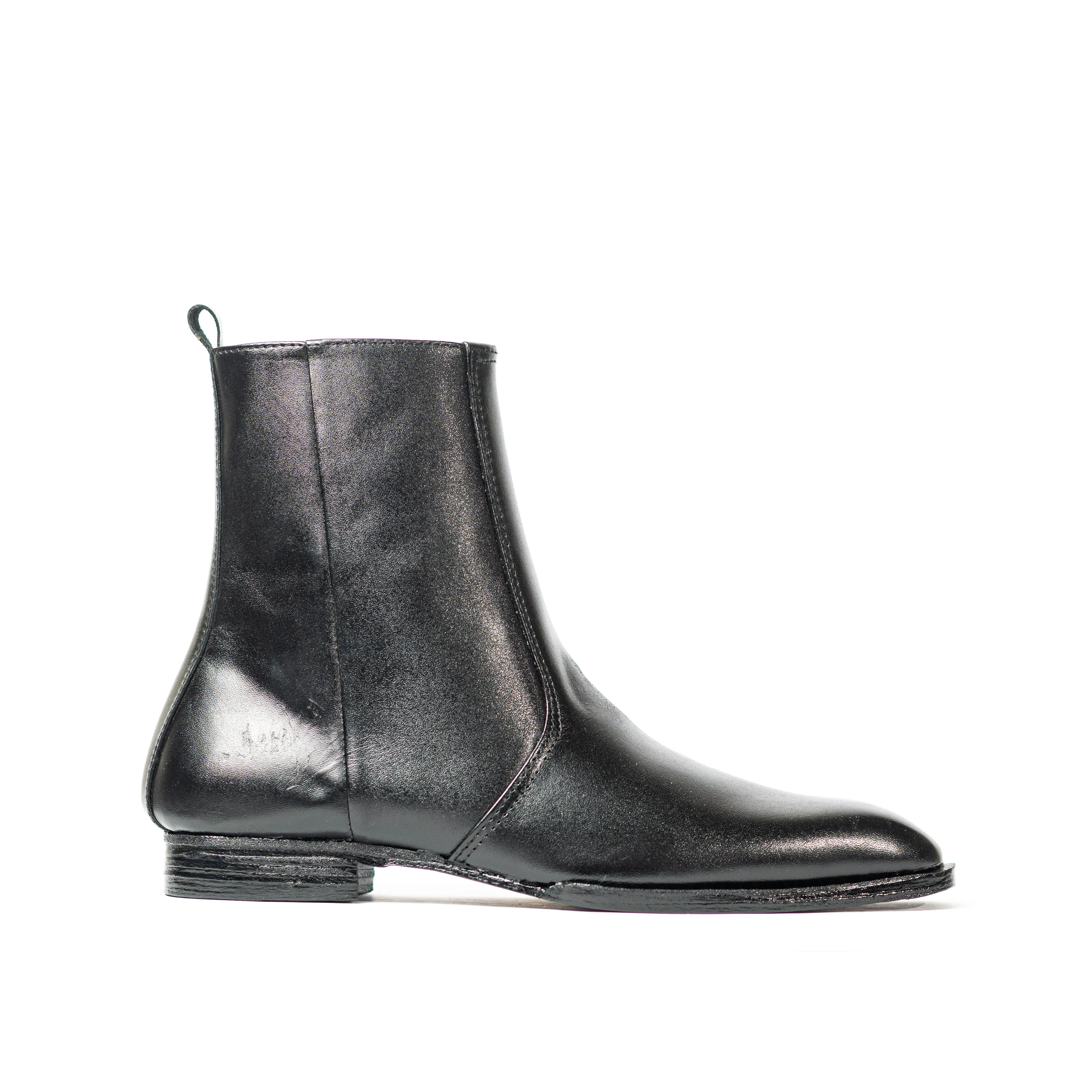 Italian Patent Chelsea Boots