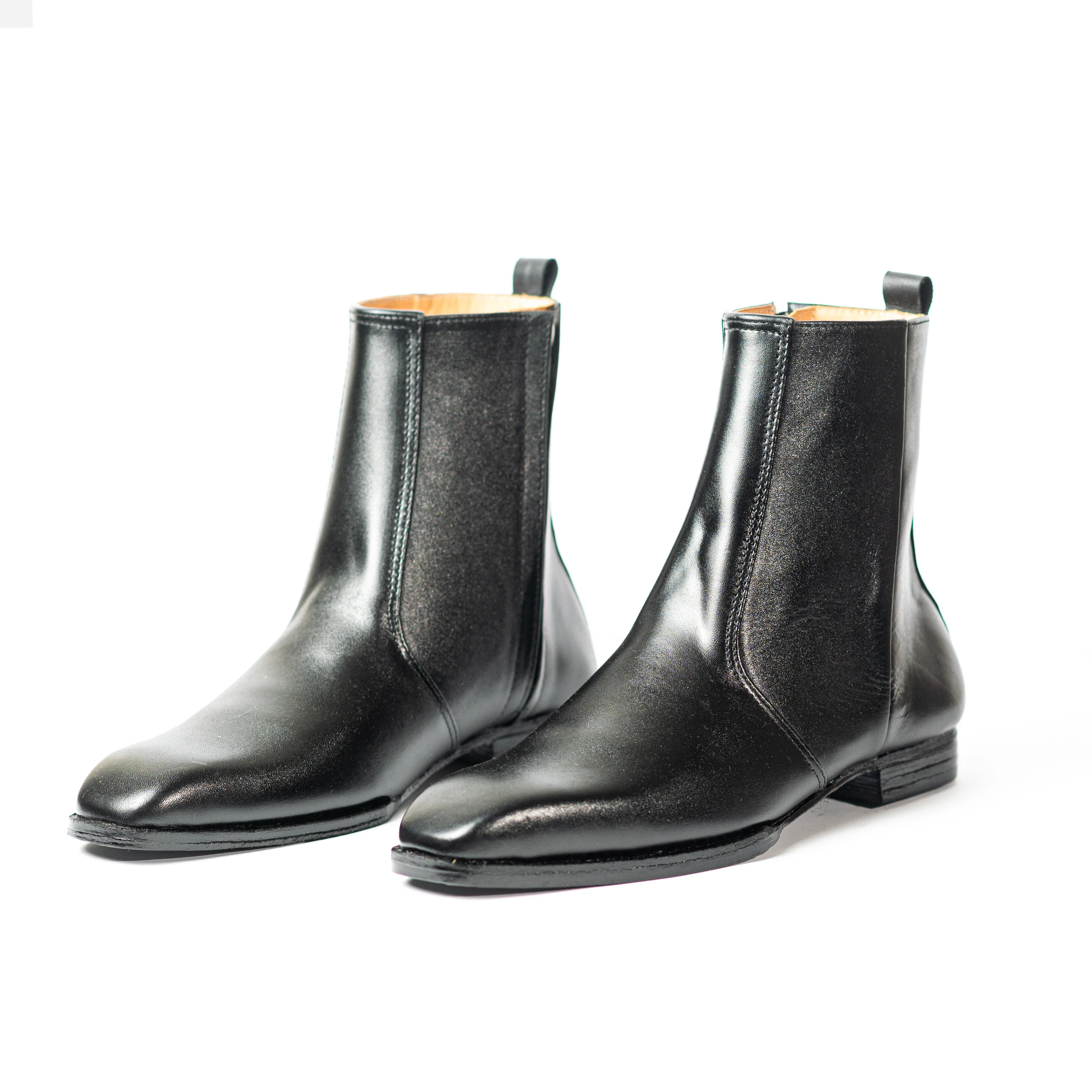 Italian Patent Chelsea Boots