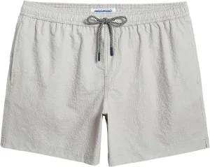 maamgic Men's Swim Trunks 5.5 inch Seersucker Beach Shorts Quick Dry Bathing Suits with Mesh Liner