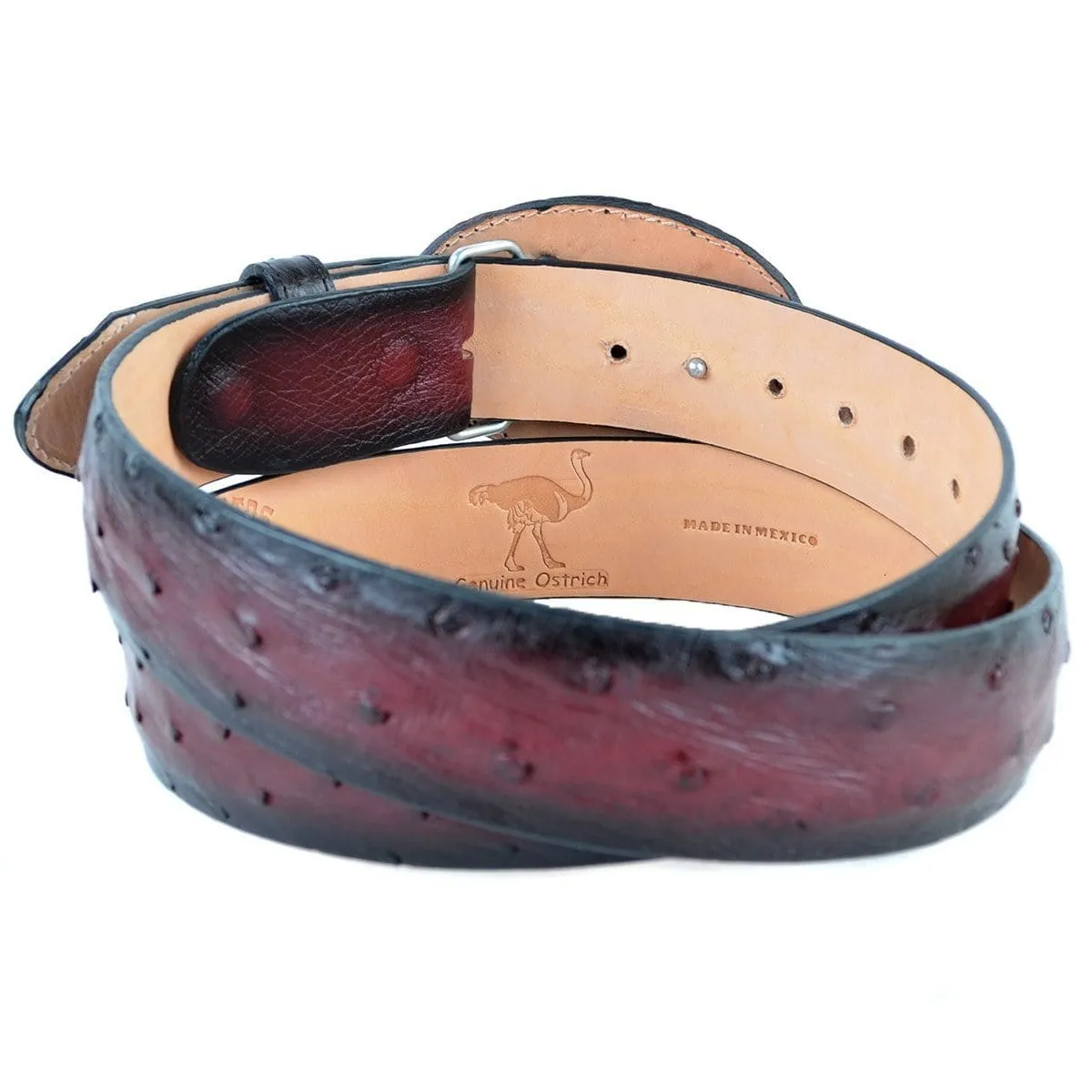 Men's Los altos Ostrich Cowboy Belt C11U0343