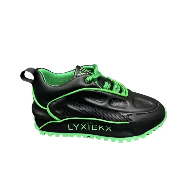Men’s Luxury Chunky Sneakers - Genuine Leather Air Cushion Platform Shoes | Fashion Casual Height-Increasing Board Shoes