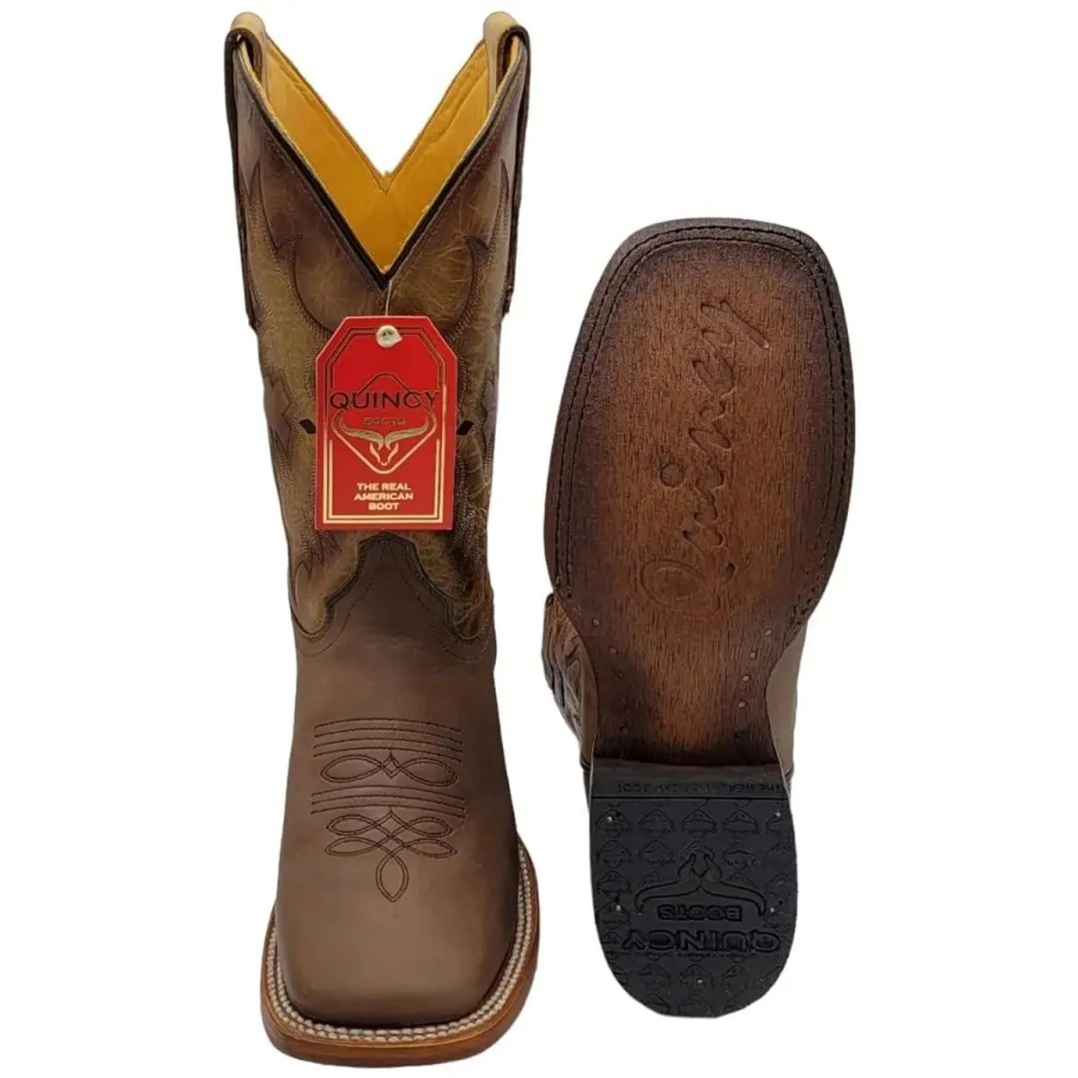 Men's Quincy Rodeo Wide Square Toe Boot Q822E6231