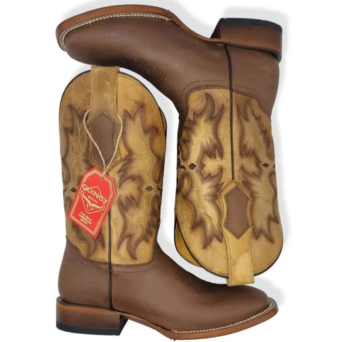 Men's Quincy Rodeo Wide Square Toe Boot Q822E6231
