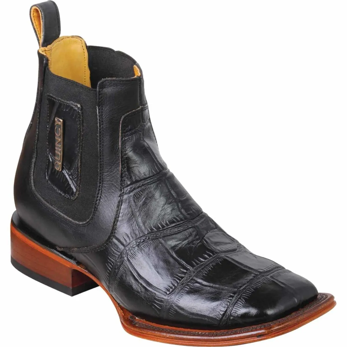 Men's Quincy Wide Square Toe Ankle Boot Q82B1705