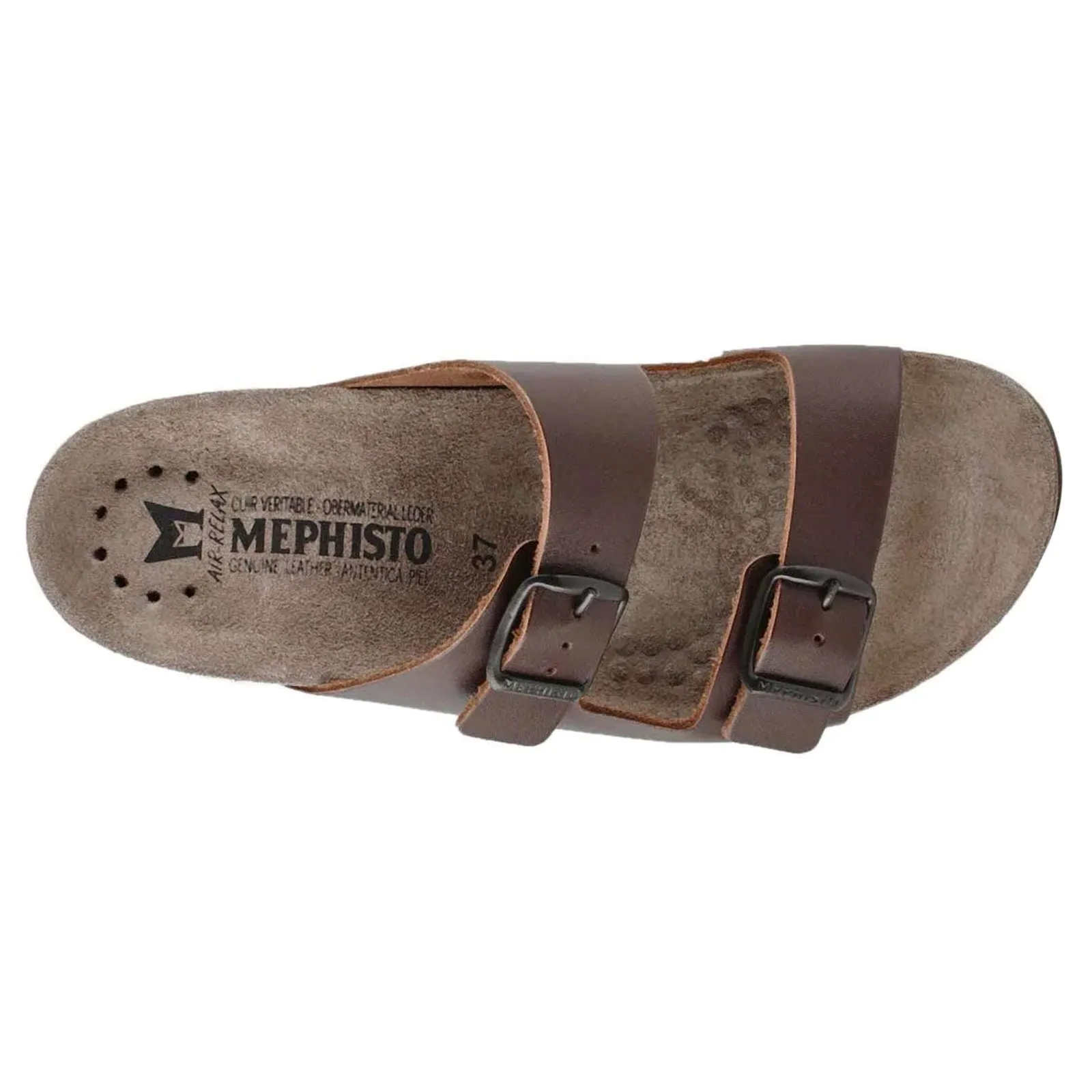 Mephisto Harmony Nubuck Leather Women's Slide Sandals