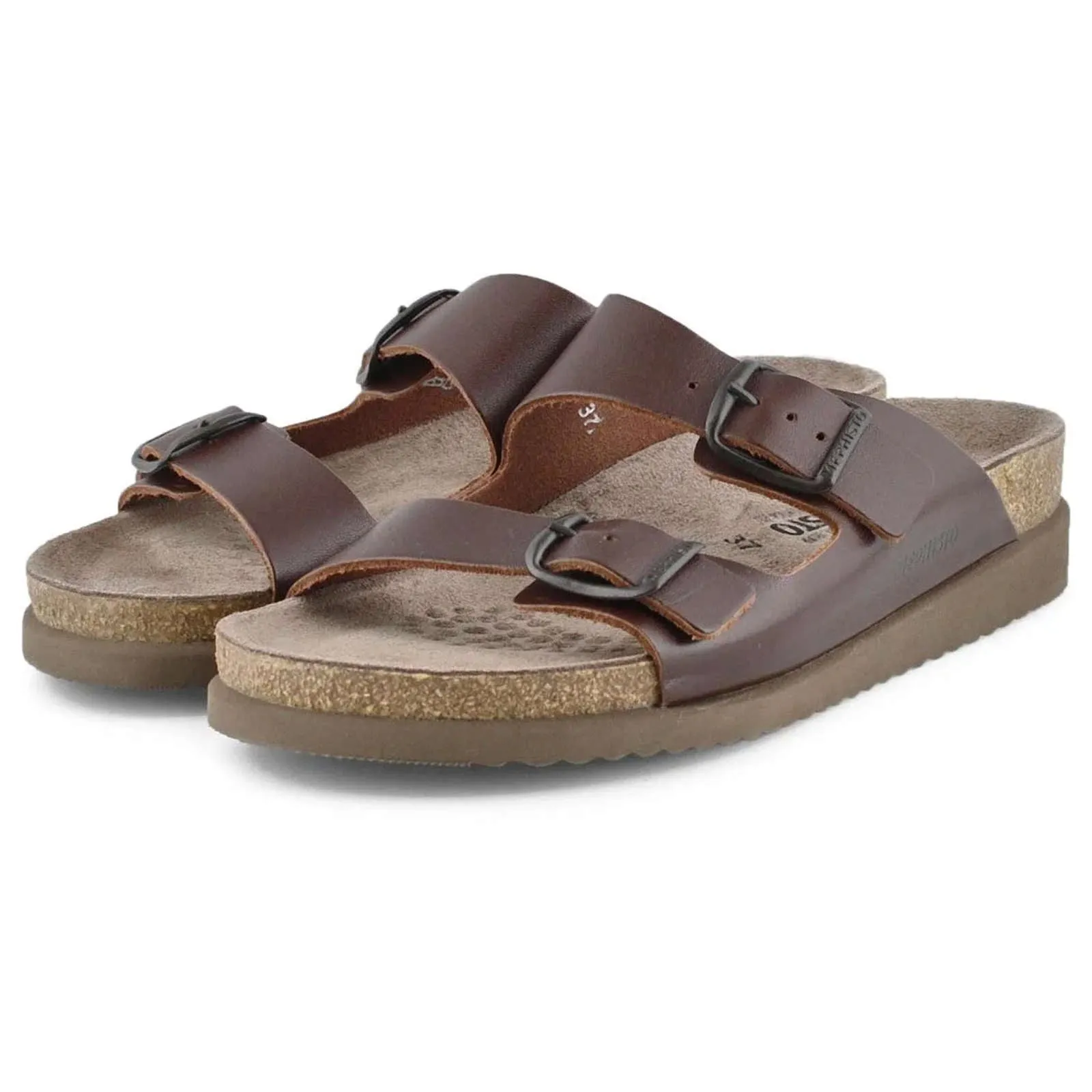 Mephisto Harmony Nubuck Leather Women's Slide Sandals