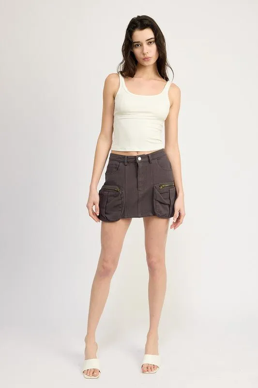 Mini Cargo Skirt