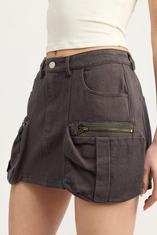 Mini Cargo Skirt