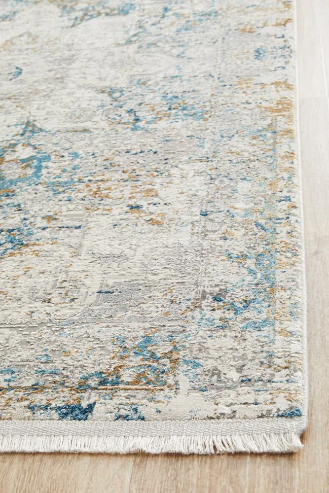 Reflections 104 Runner Rug (Blue) by Rug Culture
