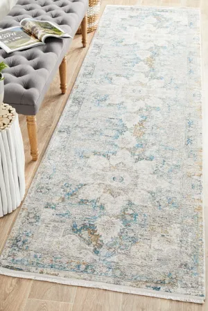 Reflections 104 Runner Rug (Blue) by Rug Culture