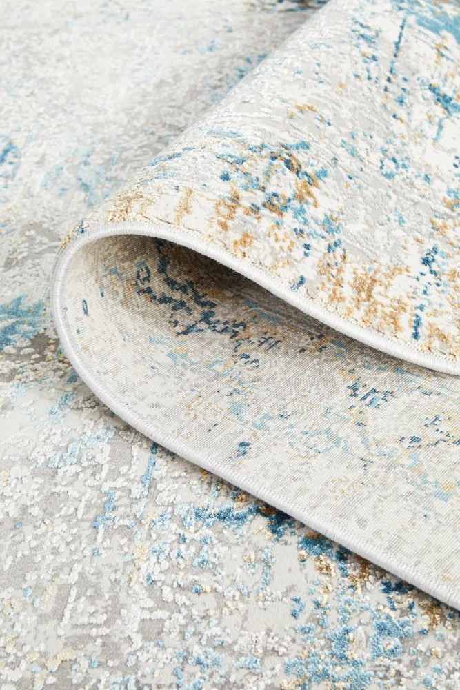 Reflections 104 Runner Rug (Blue) by Rug Culture
