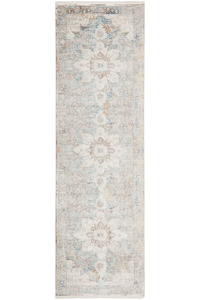 Reflections 104 Runner Rug (Blue) by Rug Culture