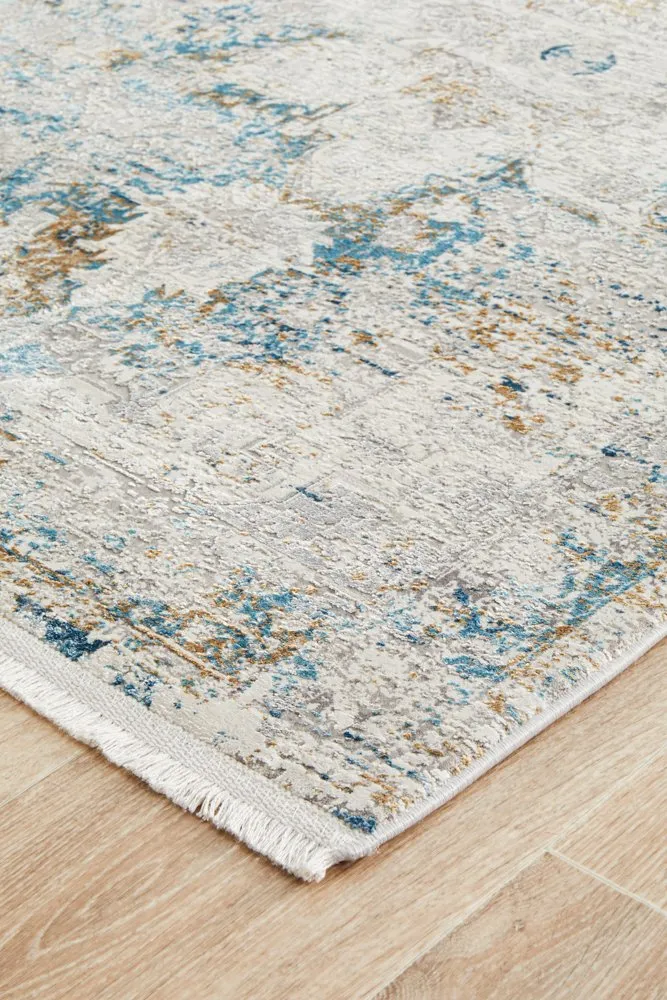 Reflections 104 Runner Rug (Blue) by Rug Culture