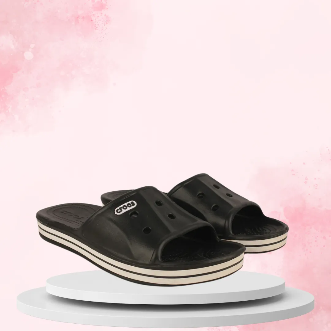 Richale Black Slider For Men