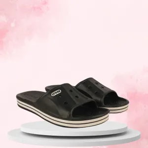 Richale Black Slider For Men