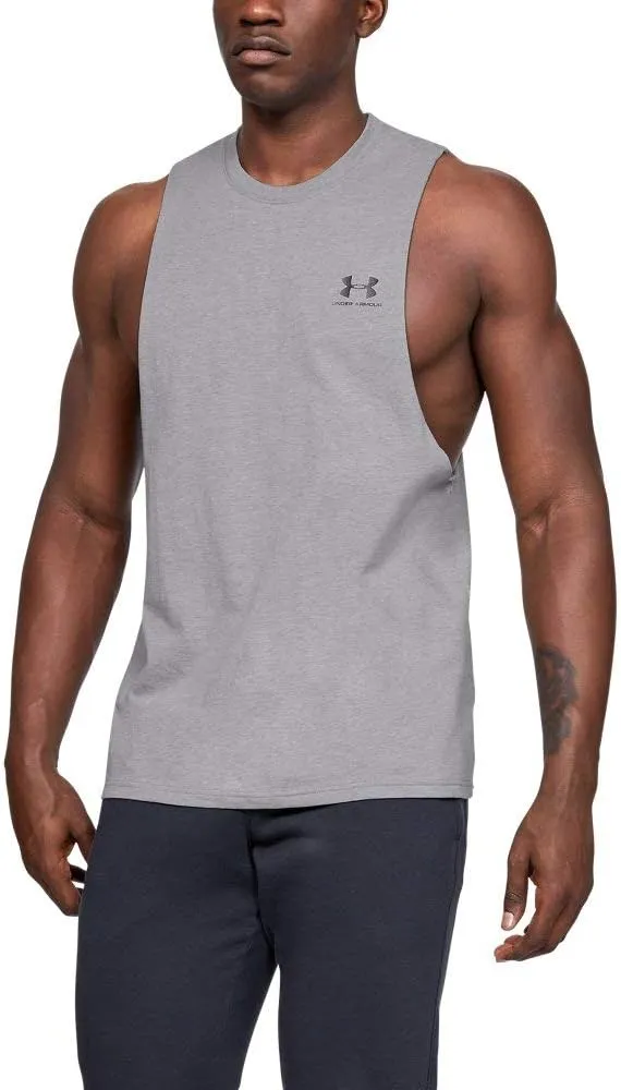 Under Armour Men's Sportstyle Left Chest Cut-Off T-Shirt