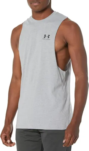 Under Armour Men's Sportstyle Left Chest Cut-Off T-Shirt