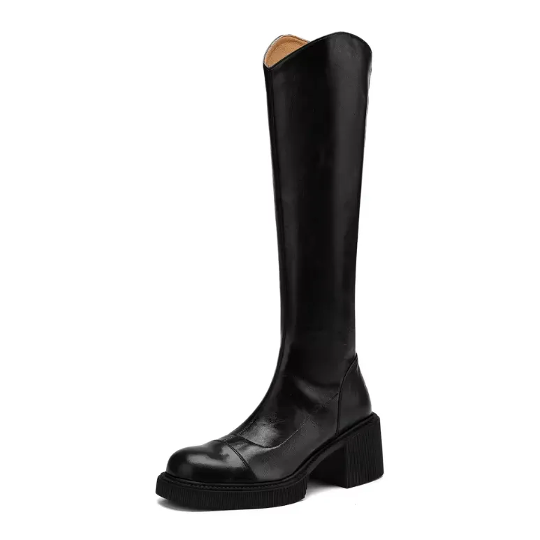USS Shoes Karina Women's Knee High Square Toe Boots