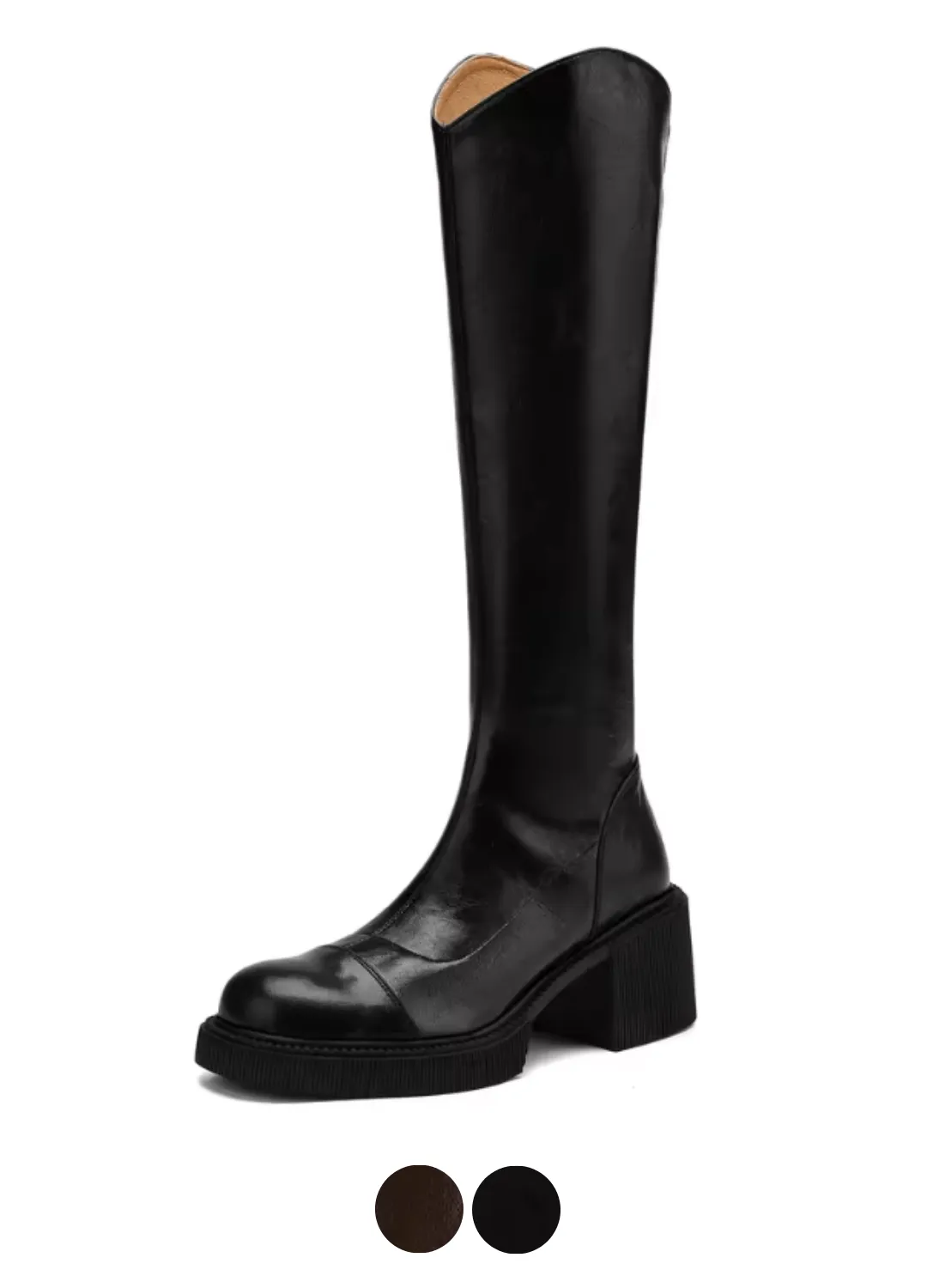 USS Shoes Karina Women's Knee High Square Toe Boots
