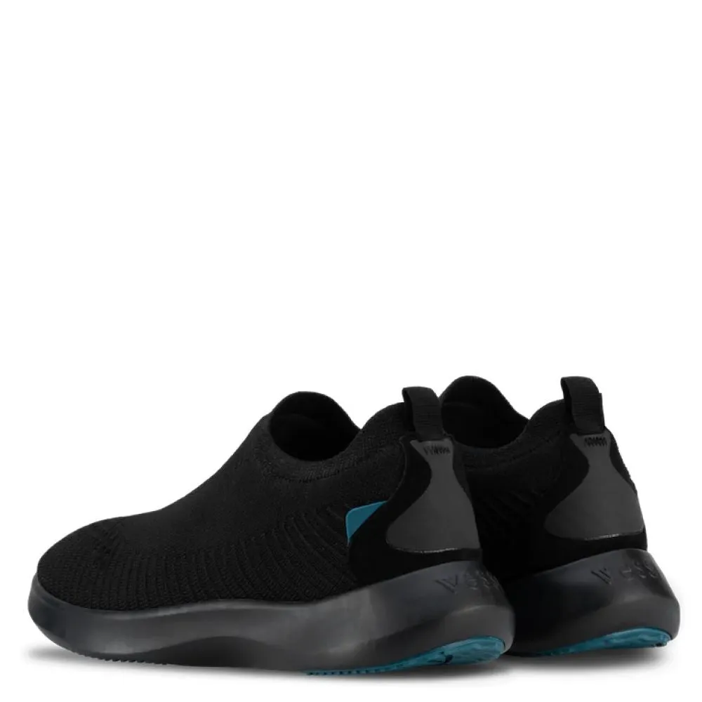 Vessi Men's Everyday Move Slip-Ons in Onyx Black On Black