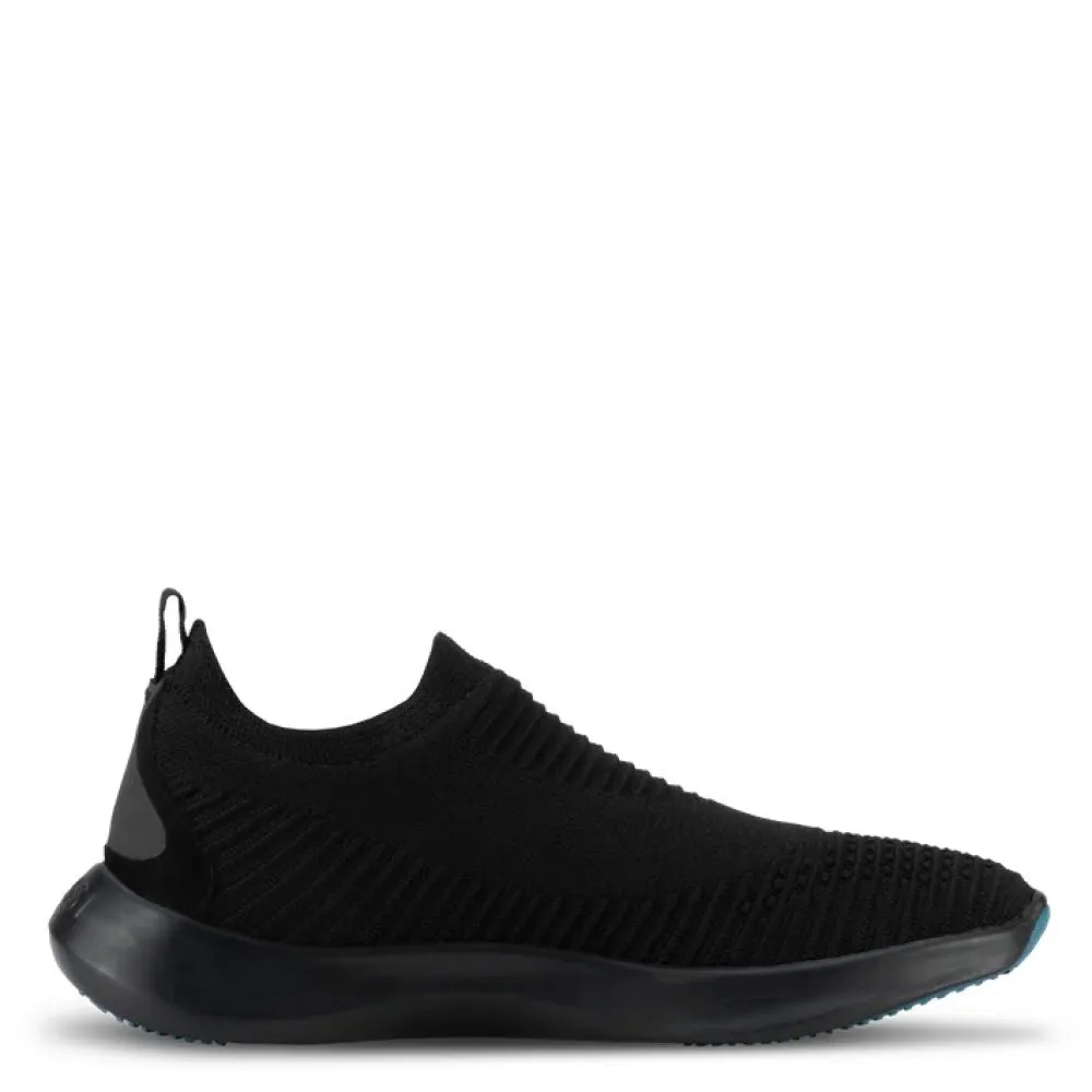 Vessi Men's Everyday Move Slip-Ons in Onyx Black On Black
