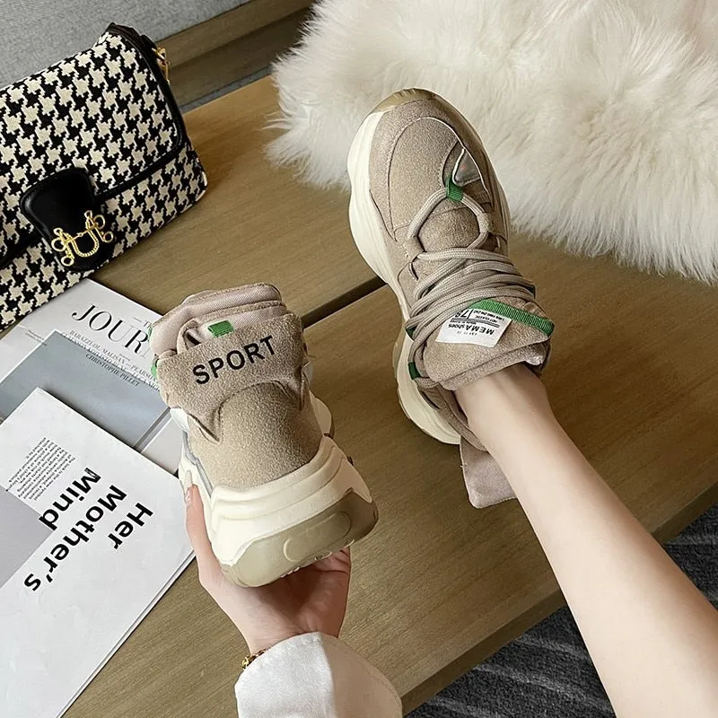 Wilma Puffed Suede Sneakers - 2 Colors