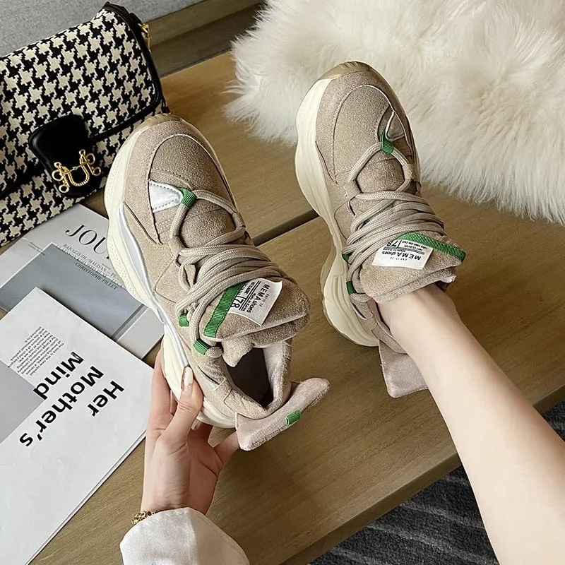 Wilma Puffed Suede Sneakers - 2 Colors