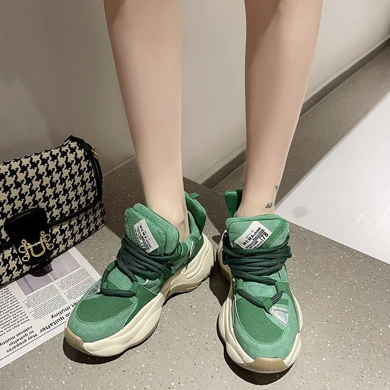 Wilma Puffed Suede Sneakers - 2 Colors