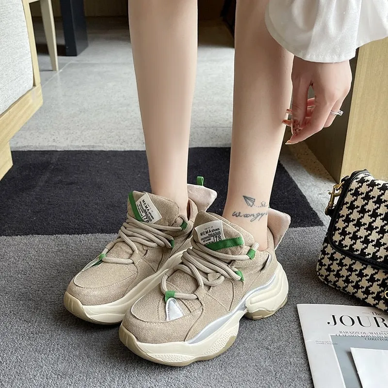 Wilma Puffed Suede Sneakers - 2 Colors