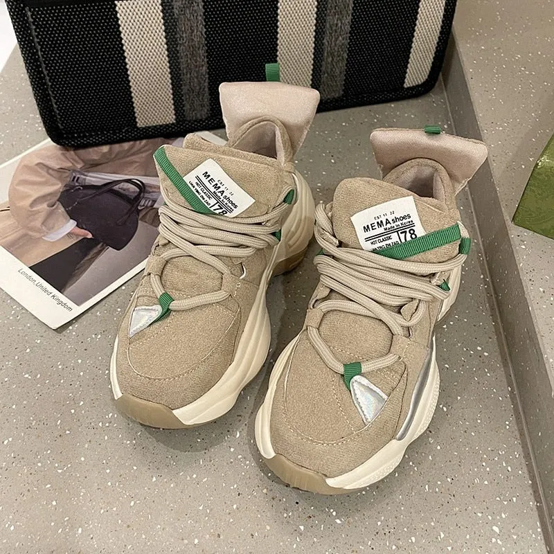 Wilma Puffed Suede Sneakers - 2 Colors