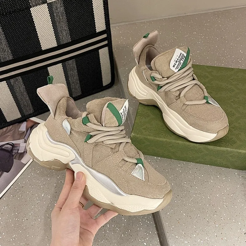 Wilma Puffed Suede Sneakers - 2 Colors