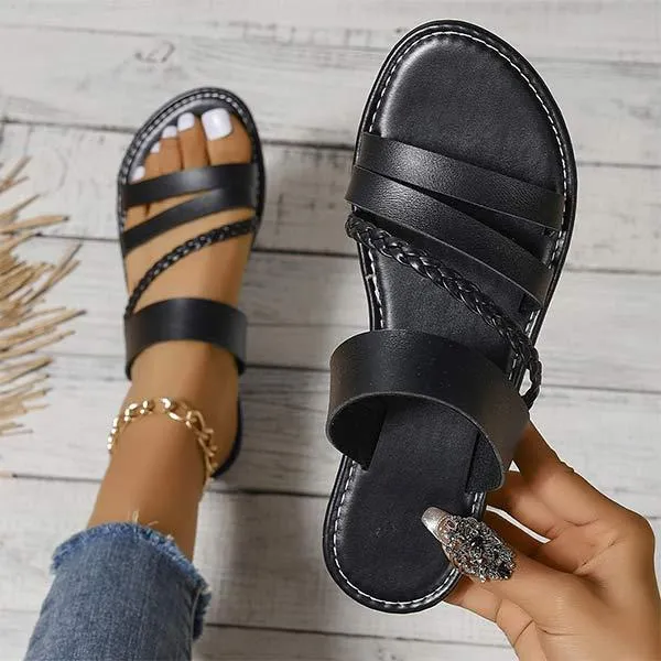 Women's Flat Beach Slide Sandals 98495234C