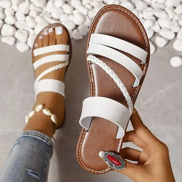 Women's Flat Beach Slide Sandals 98495234C