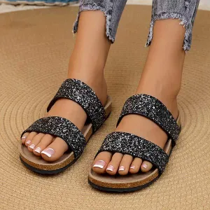 Women's Open-Toe Slide Sandals 59244751C