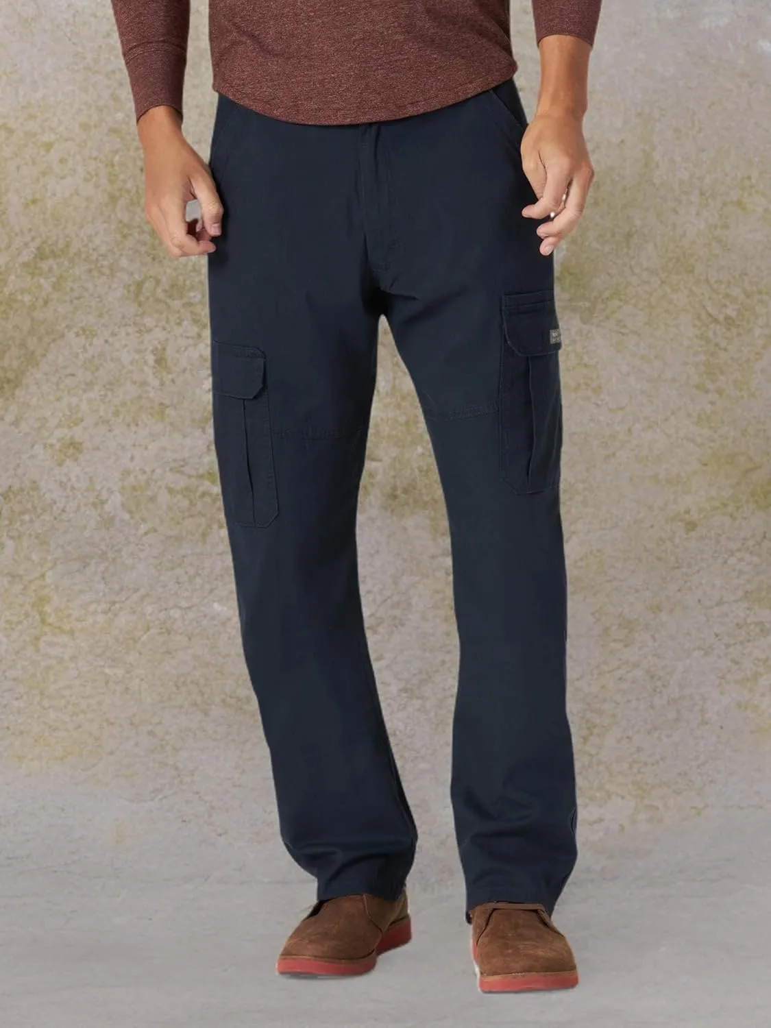Wrangler Authentics Men's Relaxed Fit Stretch Cargo Pant